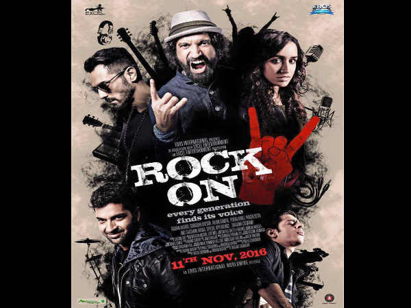 Rock Out2's Poster Out !!! | ​‘रॉक आॅन २’चे पोस्टर आउट !!!