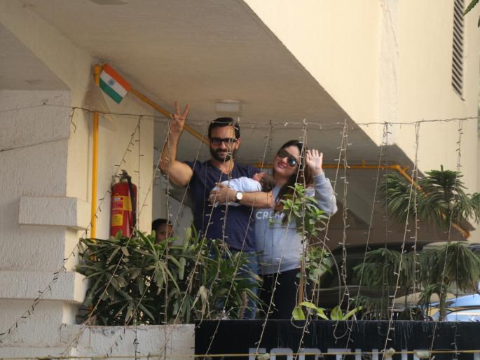 Exclusive: This is Kareena Kapoor and Saif Ali Khan's first glimpse of Timur | Exclusive : ही आहे करिना कपूर आणि सैफ अली खानच्या तैमूरची पहिली झलक