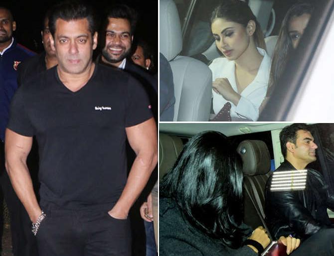 Salman Khan's 'Nagin', Arbaaz Khan appeared with Mystery Girl, see photo! | सलमान खानच्या पार्टीत पोहोचली ‘नागिन’, मिस्ट्री गर्लसोबत दिसला अरबाज खान, पाहा फोटो! Salman Khan's 'Nagin', Arbaaz Khan appeared with Mystery Girl, see photo! | सलमान खानच्या पार्टीत पोहोचली ‘नागिन’, मिस्ट्री गर्लसोबत दिसला अरबाज खान, पाहा फोटो!