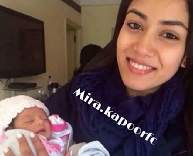 Fake photo viral of Shahid-Mir's daughter | शाहिद-मीराच्या मुलीचा Fake फोटो व्हायरल