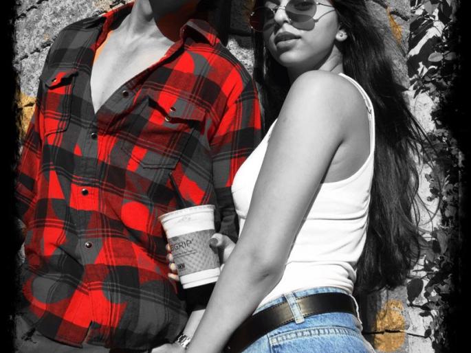 Shah Rukh Khan shares photo again with Lek Mehta; It should not be a preparation to launch the sunshine? | शाहरूख खानने लेक सुहानाबरोबर पुन्हा शेअर केला फोटो; सुहानाला लॉन्च करण्याची ही तयारी तर नसावी?