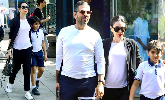Karishma Kapoor took pictures of her children with the ex-wife's wife! | एक्स पतीच्या पत्नीसोबत आपल्या मुलांचे फोटो बघताच करिश्मा कपूरने घेतला ‘हा’ निर्णय!