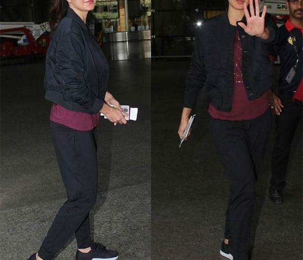 SEE PIC: Katrina Kaif returns to 'Tiger Zindagi Hai' shooting in Mumbai !! | SEE PIC : ‘टायगर जिंदा है’ ची शूटिंग सोडून कॅटरिना कैफ परतली मुंबईत!! SEE PIC: Katrina Kaif returns to 'Tiger Zindagi Hai' shooting in Mumbai !! | SEE PIC : ‘टायगर जिंदा है’ ची शूटिंग सोडून कॅटरिना कैफ परतली मुंबईत!!
