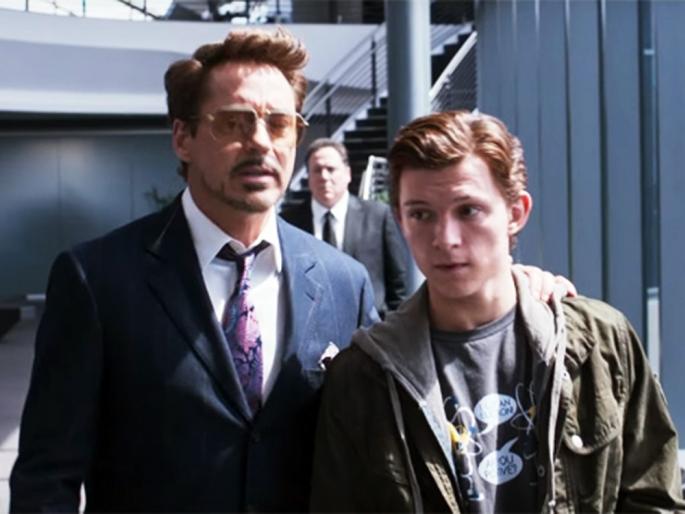 Tom Holland looks like a robust rouge in stunts double !! | टॉम हॉलॅँडला स्टंट डबलमध्येच दिसले रोबर्ट दौनीचे रूप!!