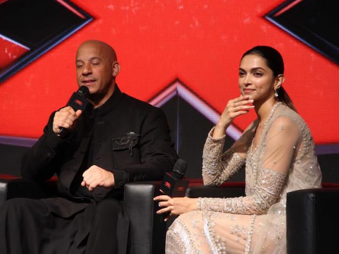 Deepika's family queues up to meet Vin Diesel, something happened to Deepika | विन डिझेलला भेटण्यासाठी दीपिकाचे कुटुंब रांगेत, दीपिकाला कळताच काहीसे असे घडले