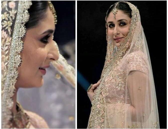 Kapoor-Khan, see photo! | नवरी बनून रॅम्पवर उतरली करिना कपूूर-खान, पाहा फोटो!