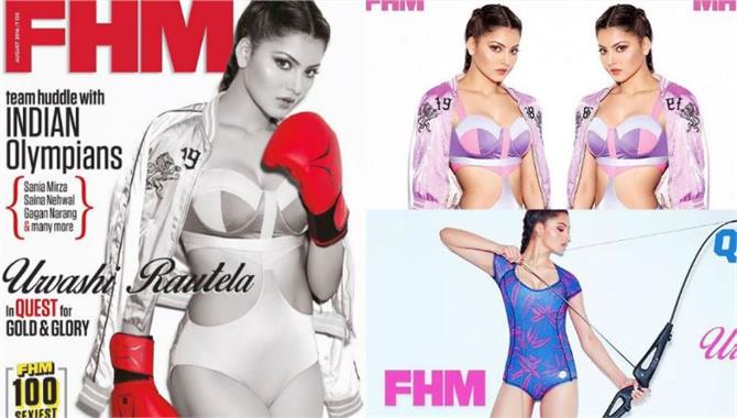 Hot and Sexy Photoshoot for Urvashi's FHM Magazine | उर्वशीचा FHM मॅगेजीनसाठी हॉट अ‍ॅण्ड सेक्सी फोटोशूट