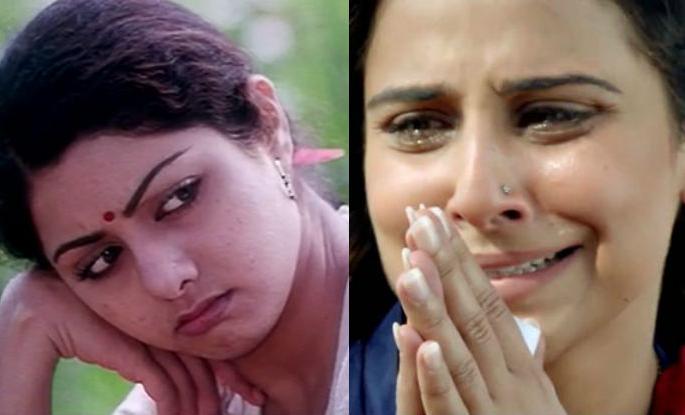 Seeing the goddess Sridevi's tears, Vidya Balan got tired and tears | ​श्रीदेवी यांचे पार्थिव पाहून विद्या बालनला अनावर झाले अश्रू
