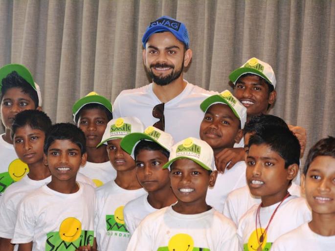 Virat Kohli gives hand to Smile Foundation | विराट कोहलीने दिला स्माईल फौंडेशनला हाथ
