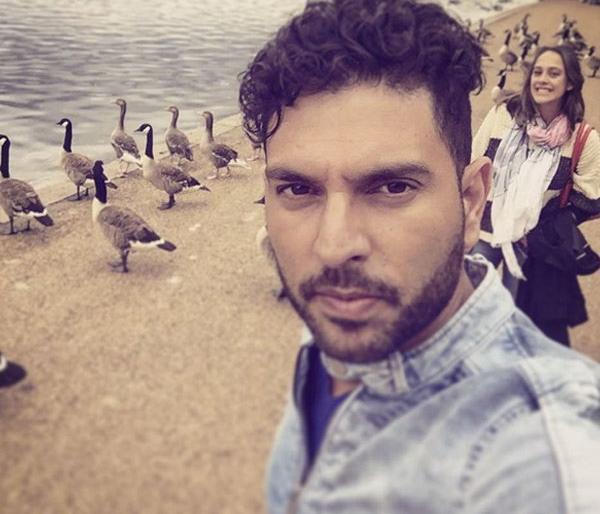 Yuvraj and Hejal spent the last few days in London! | ​युवराज व हेजल लंडनमध्ये घालवताहेत निवांत क्षण !