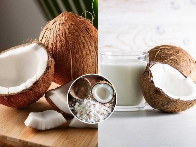 Coconut is very nutritious for health, but these mistakes can make it troublesome. Avoid these mistakes while eating coconut | नारळ आरोग्यासाठी फारच पौष्टिक , मात्र या चुकांमुळे ठरते त्रासदायक, नारळ खाताना टाळा या चुका कारण ... Coconut is very nutritious for health, but these mistakes can make it troublesome. Avoid these mistakes while eating coconut | नारळ आरोग्यासाठी फारच पौष्टिक , मात्र या चुकांमुळे ठरते त्रासदायक, नारळ खाताना टाळा या चुका कारण ...
