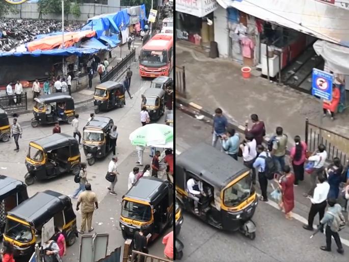 in mumbai bmc strict action against hawkers outside railway stations at kurla colaba malad and churchgate | रेल्वे स्थानकांबाहेरील फेरीवाले रडारवर; कुर्ला, कुलाबा, मालाड, चर्चगेट येथे कारवाई in mumbai bmc strict action against hawkers outside railway stations at kurla colaba malad and churchgate | रेल्वे स्थानकांबाहेरील फेरीवाले रडारवर; कुर्ला, कुलाबा, मालाड, चर्चगेट येथे कारवाई