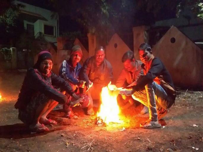 Whirlwind all day long, cloudy day till 10:00 | बोचऱ्या वाऱ्याने दिवसभर हुडहुडी, सकाळी दहापर्यंत ढगाळ वातावरण : तापमानात आणखी घट होणार Whirlwind all day long, cloudy day till 10:00 | बोचऱ्या वाऱ्याने दिवसभर हुडहुडी, सकाळी दहापर्यंत ढगाळ वातावरण : तापमानात आणखी घट होणार