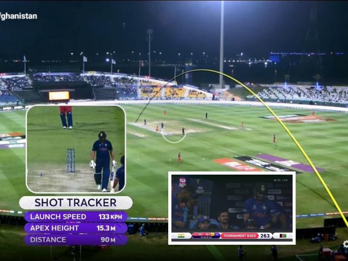 ICC T20 World Cup 2021 Ind vs Afg Live updates : Rohit Sharma's six straight went into Virat Kohli's hands in the dugout | T20 World Cup 2021 Ind vs Afg Live Score: रोहित शर्माचा झेल विराट कोहलीनं टिपला; अफगाणिस्तानच्या लढतीत भन्नाट किस्सा घडला