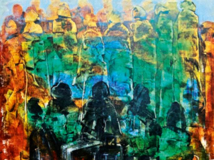 'Displacement' based on separation, migration, memory; Exhibition at 'Jahangir' Gallery | वियोग, स्थलांतर, स्मृतीवर आधारित ‘विस्थापन’; ‘जहांगीर’ गॅलरीत प्रदर्शन 'Displacement' based on separation, migration, memory; Exhibition at 'Jahangir' Gallery | वियोग, स्थलांतर, स्मृतीवर आधारित ‘विस्थापन’; ‘जहांगीर’ गॅलरीत प्रदर्शन