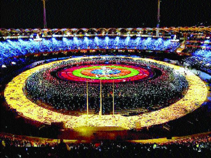Commonwealth Games 2018: The spectacular inauguration of the Commonwealth Games | Commonwealth Games 2018 : राष्ट्रकुलचे दिमाखदार उद्घाटन, भारताच्या मोहिमेला आजपासून होणार सुरुवात Commonwealth Games 2018: The spectacular inauguration of the Commonwealth Games | Commonwealth Games 2018 : राष्ट्रकुलचे दिमाखदार उद्घाटन, भारताच्या मोहिमेला आजपासून होणार सुरुवात