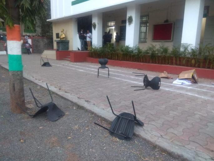 Take strict action against those who attack the Congress Bhawan | काँग्रेस भवनावर हल्ला करणाऱ्यांवर कठोर कारवाई करा