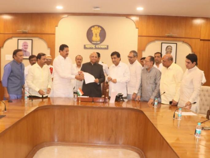 congress delegation demands to governor to call a special session of the legislature to discuss the current situation in the state | “राज्यातील सद्यस्थितीवर चर्चा करण्यासाठी विधिमंडळाचे विशेष अधिवेशन बोलवा”; काँग्रेसची मागणी congress delegation demands to governor to call a special session of the legislature to discuss the current situation in the state | “राज्यातील सद्यस्थितीवर चर्चा करण्यासाठी विधिमंडळाचे विशेष अधिवेशन बोलवा”; काँग्रेसची मागणी