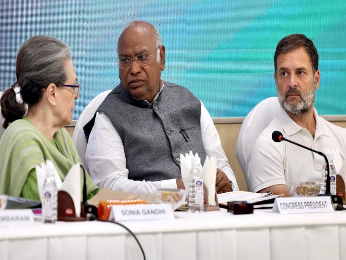 Congress Meeting: 'Government's policy on Pahalgam attack is not clear', Mallikarjun Kharge targeted by Congress meeting | 'पहलगाम हल्ल्याबाबत सरकारचे धोरण स्पष्ट नाही', मल्लिकार्जुन खरगेंचा केंद्रावर निशाणा Congress Meeting: 'Government's policy on Pahalgam attack is not clear', Mallikarjun Kharge targeted by Congress meeting | 'पहलगाम हल्ल्याबाबत सरकारचे धोरण स्पष्ट नाही', मल्लिकार्जुन खरगेंचा केंद्रावर निशाणा