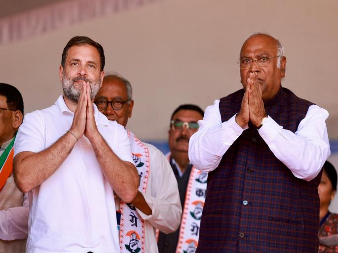 Congress has no money to spend in elections, Mallikarjun Kharge accuses BJP | निवडणुकीत खर्च करायला काँग्रेसकडे पैसे नाहीत, कारण...; मल्लिकार्जुन खरगेंचा भाजपावर आरोप Congress has no money to spend in elections, Mallikarjun Kharge accuses BJP | निवडणुकीत खर्च करायला काँग्रेसकडे पैसे नाहीत, कारण...; मल्लिकार्जुन खरगेंचा भाजपावर आरोप