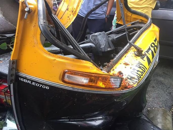 tree fall speeding rickshaw; two died | धावत्या रिक्षावर झाड पडून चालकासह प्रवाशाचा मृत्यू tree fall speeding rickshaw; two died | धावत्या रिक्षावर झाड पडून चालकासह प्रवाशाचा मृत्यू
