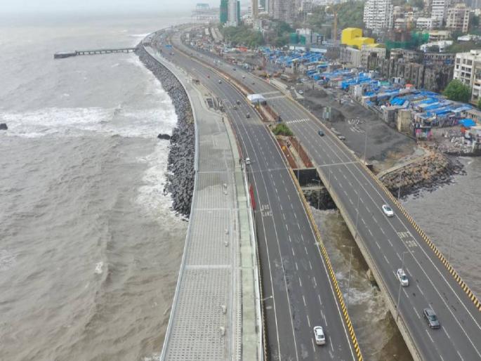 Past 18 months 17.9 million vehicles have traveled on these routes | 'कोस्टल'वर १.७९ कोटी वाहने सुसाट; स्वातंत्र्यदिनापासून दोन्ही मार्गिका २४ तास खुल्या