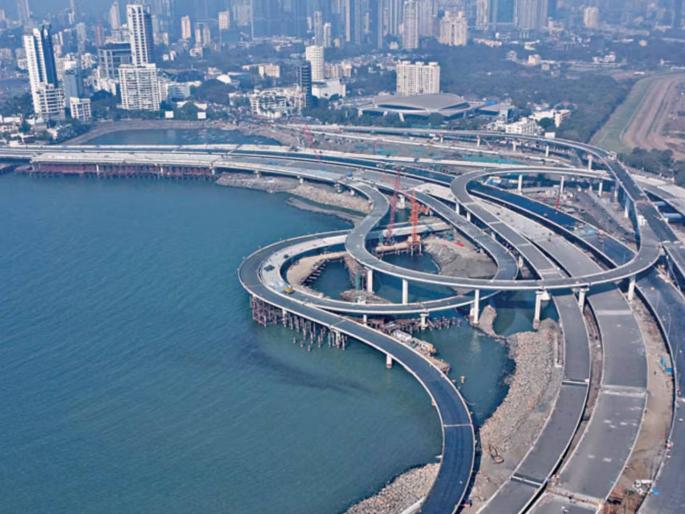 Changes in construction, taxes increase the cost of coastal road; Increase of 2 thousand crores in the last phase of the ambitious project | बांधकामातील बदल, कराने वाढला कोस्टल रोडचा खर्च; महत्त्वाकांक्षी प्रकल्पाच्या शेवटच्या टप्प्यात २ हजार कोटींची वाढ Changes in construction, taxes increase the cost of coastal road; Increase of 2 thousand crores in the last phase of the ambitious project | बांधकामातील बदल, कराने वाढला कोस्टल रोडचा खर्च; महत्त्वाकांक्षी प्रकल्पाच्या शेवटच्या टप्प्यात २ हजार कोटींची वाढ