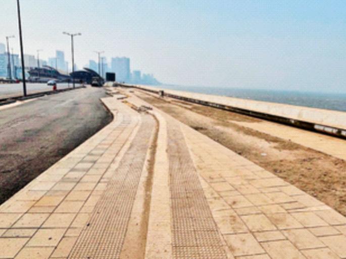 Deadline for Coastal Road's 'Promenade' missed | कोस्टल रोडच्या ‘प्रोमिनेड’ची डेडलाइन हुकली Deadline for Coastal Road's 'Promenade' missed | कोस्टल रोडच्या ‘प्रोमिनेड’ची डेडलाइन हुकली