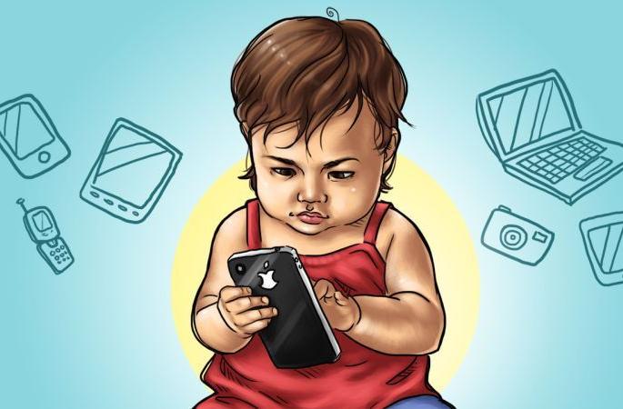 Keep children away from mobiles ... Follow the mobile manners at home! | Children's Day Special; मुलांना मोबाईलपासून लांब ठेवा... घरात तुम्हीही मोबाईल मॅनर्स पाळा ! Keep children away from mobiles ... Follow the mobile manners at home! | Children's Day Special; मुलांना मोबाईलपासून लांब ठेवा... घरात तुम्हीही मोबाईल मॅनर्स पाळा !