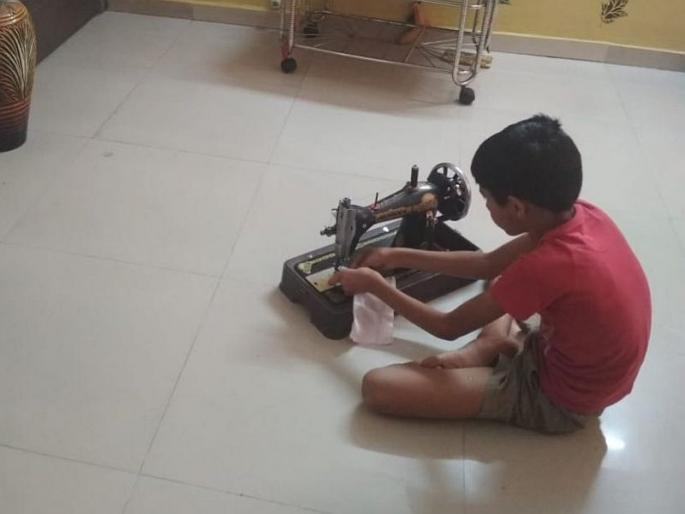 A 10 year old boy inspired from prim minister narendra modi and made mask at home sna | पंतप्रधानांच्या आवाहनाला 10 वर्षांच्या मुलाचा प्रतिसाद, घरीच तयार केला मास्क; मोदींनी 'अशा' शब्दात केले कौतुक A 10 year old boy inspired from prim minister narendra modi and made mask at home sna | पंतप्रधानांच्या आवाहनाला 10 वर्षांच्या मुलाचा प्रतिसाद, घरीच तयार केला मास्क; मोदींनी 'अशा' शब्दात केले कौतुक