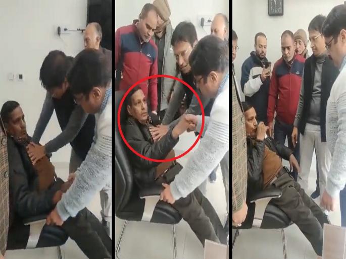 Video: IAS officer yashpal garg gave CPR and saved life of a man who suffered a heart attack | Video: देवदूत बनून आला IAS अधिकारी; हर्ट अटॅक आलेल्या माणसाला CPR देऊन वाचवला जीव Video: IAS officer yashpal garg gave CPR and saved life of a man who suffered a heart attack | Video: देवदूत बनून आला IAS अधिकारी; हर्ट अटॅक आलेल्या माणसाला CPR देऊन वाचवला जीव