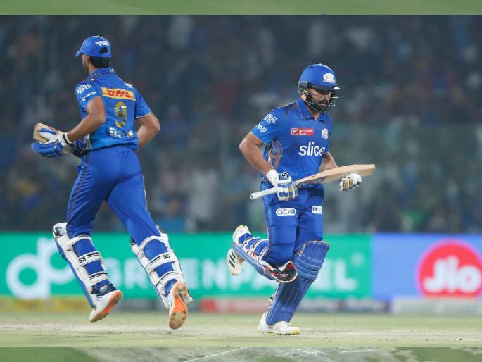 IPL 2023, MI vs DC Live Marathi : Rohit Sharma reaches an IPL fifty after 808 days, Mumbai Indians register their first victory of IPL 2023  | IPL 2023, MI vs DC Live : थरारक सामना! ८०८ दिवसानंतर रोहित शर्माने फिफ्टी मारली, मुंबई इंडियन्सने पहिली मॅच जिंकली