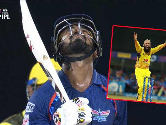 IPL 2023 CSK vs LSG Live : The match change in 12 balls; Moeen Ali and Mitchell Santner take LSG 3 wickets  | IPL 2023 CSK vs LSG Live : १२ चेंडूंत सामना फिरला; मोईन अली अन् मिचेल सँटनरच्या फिरकीने LSGला ३ धक्के दिले