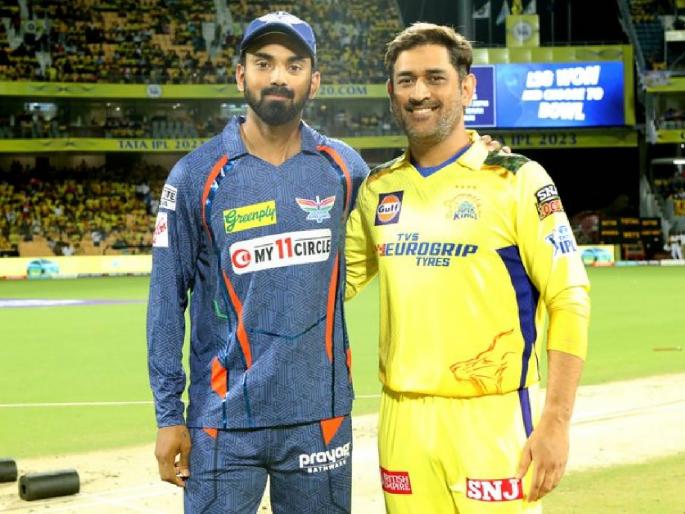 IPL 2023 CSK vs LSG Live : The Dog entered in the stadium and slight delay play start, Sunil Gavaskar get angry  | IPL 2023 CSK vs LSG Live : चेन्नई-लखनौ सामना विचित्र कारणामुळे उशीरा सुरू झाला; प्रेक्षक-खेळाडू हसले, पण सुनील गावस्कर संतापले  