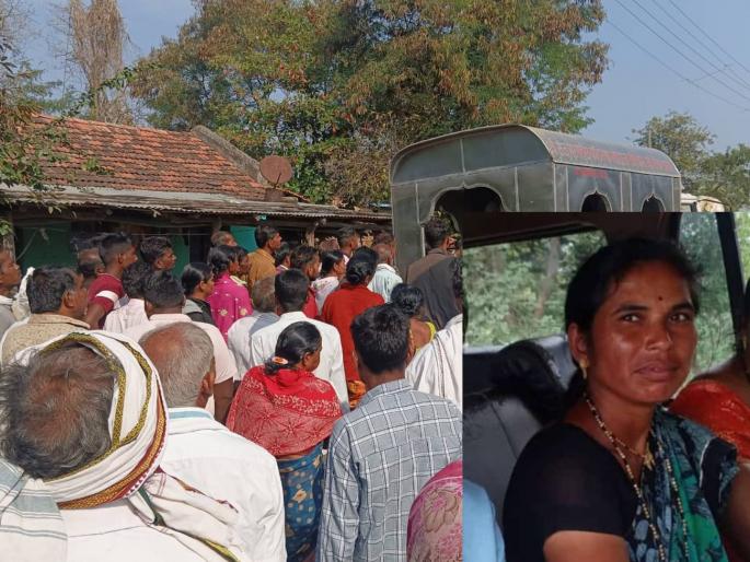 Wife killed by husband in Chandrapur | वेडगाव हादरले..! कुऱ्हाडीने वार करून पत्नीची निर्घृण हत्या; आरोपी पती फरार, घटनास्थळी चंद्रपूर पोलिस अधीक्षक दाखल