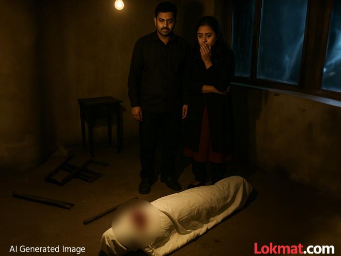 He was hit on the head with a rod, the body was wrapped in a sheet and...; The third wife committed the crime with her lover! | डोक्यावर मारला रॉड, चादरीत गुंडाळला मृतदेह अन्...; तिसऱ्या बायकोनं प्रियकरासोबत मिळून केलं कांड!
