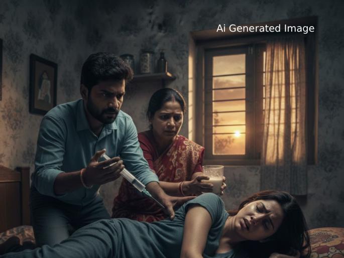 Husband or monster? Wife tortured for dowry; Husband gave her injections, Nanandbai gave her abortion pills! | पती की राक्षस? हुंड्यासाठी पत्नीचा छळ; नवऱ्याने इंजेक्शनं टोचली, तर नणंदबाईने गर्भपाताच्या गोळ्या दिल्या! Husband or monster? Wife tortured for dowry; Husband gave her injections, Nanandbai gave her abortion pills! | पती की राक्षस? हुंड्यासाठी पत्नीचा छळ; नवऱ्याने इंजेक्शनं टोचली, तर नणंदबाईने गर्भपाताच्या गोळ्या दिल्या!