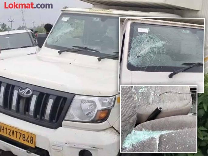 On the Bedag-Karnataka road, seven lakhs were looted, cars were vandalized | बेडग-कर्नाटक मार्गावर हत्याराचा धाक दाखवून सात लाख लूटले, गाडीची केली तोडफोड On the Bedag-Karnataka road, seven lakhs were looted, cars were vandalized | बेडग-कर्नाटक मार्गावर हत्याराचा धाक दाखवून सात लाख लूटले, गाडीची केली तोडफोड