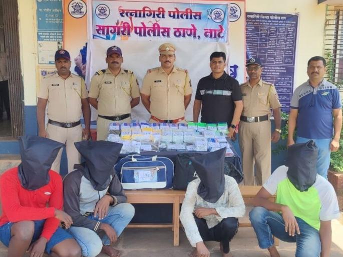 In the case of theft at Nate four arrested | नाटे येथील चोरीप्रकरणी चौघांच्या मुसक्या आवळल्या; तिघांना कर्नाटकमधून तर एकाला मुंबईतून अटक 
