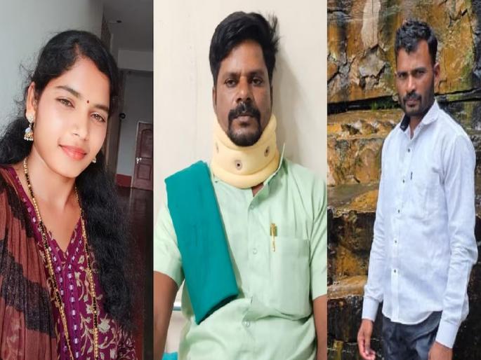 Attempt to murder husband with help of lover in Karnataka, wife arrested by police, lover's body found | भयंकर! ज्या प्रियकराच्या मदतीनं पतीच्या हत्येचा रचला कट; त्याचाच मृतेदह झाडाला लटकलेला आढळला Attempt to murder husband with help of lover in Karnataka, wife arrested by police, lover's body found | भयंकर! ज्या प्रियकराच्या मदतीनं पतीच्या हत्येचा रचला कट; त्याचाच मृतेदह झाडाला लटकलेला आढळला