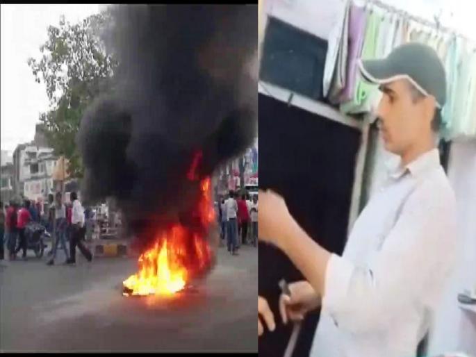 Udaypur Crime! The brutal murder of a man supporting Nupur Sharma in Udaypur | धक्कादायक! नुपूर शर्माला पाठिंबा देणाऱ्या शिंप्याची निर्घृण हत्या, दुकानात घुसून चिरला गळा Udaypur Crime! The brutal murder of a man supporting Nupur Sharma in Udaypur | धक्कादायक! नुपूर शर्माला पाठिंबा देणाऱ्या शिंप्याची निर्घृण हत्या, दुकानात घुसून चिरला गळा