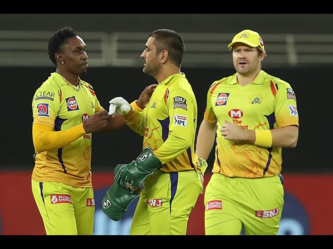 CSK vs SRH Latest News: Chennai Super Kings win by 20 runs to register their third win of IPL 2020 | CSK vs SRH Latest News : चेन्नई सुपर किंग्सचा 'Bravo' विजय; सनरायझर्स हैदराबादला सहज नमवले