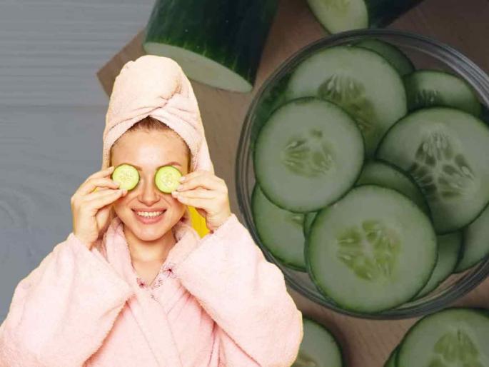 applying cucumber in eyes make you relax know the truth | डोळ्यांवर काकडी ठेवल्याने खरंच रिलॅक्स वाटतं की फक्त ब्यूटी ट्रेंड? सत्य समजल्यावर वाटेल आश्चर्य
