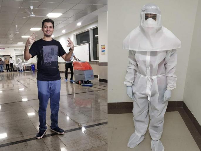 A young Marathi doctor is working day and night in Kovid Hospital in Madhya Pradesh MMG | मध्य प्रदेशातील कोविड रुग्णालयात दिवस-रात्र झटतोय मराठमोळा तरुण डॉक्टर A young Marathi doctor is working day and night in Kovid Hospital in Madhya Pradesh MMG | मध्य प्रदेशातील कोविड रुग्णालयात दिवस-रात्र झटतोय मराठमोळा तरुण डॉक्टर