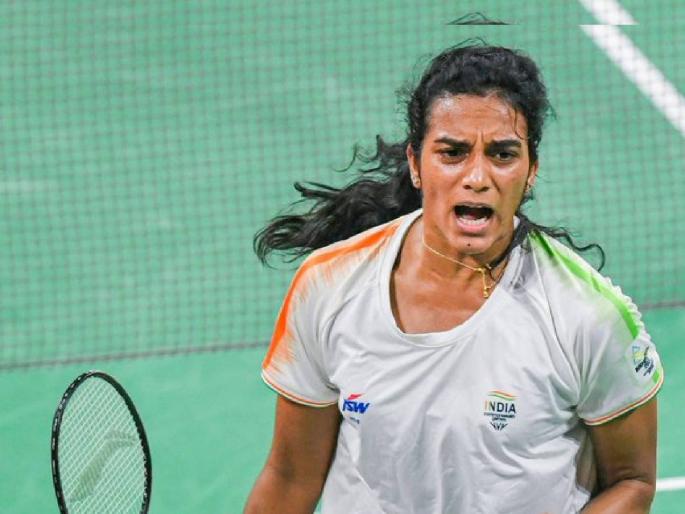 Commonwealth Games 2022 PV Sindhu Gold : P.V Sindhu wins GOLD medal, Sindhu beat WR 13 Michelle Li 21-15, 21-13 in Final, Its 1st CWG Gold medal for Sindhu (Earlier Silver in 2014 & Bronze in 2018) | Commonwealth Games 2022: सुवर्ण सिंधू!; पी व्ही सिंधूने अखेर रौप्यपदकाची भिंत ओलांडली, भारतासाठी ऐतिहासिक पदकाची कमाई  Commonwealth Games 2022 PV Sindhu Gold : P.V Sindhu wins GOLD medal, Sindhu beat WR 13 Michelle Li 21-15, 21-13 in Final, Its 1st CWG Gold medal for Sindhu (Earlier Silver in 2014 & Bronze in 2018) | Commonwealth Games 2022: सुवर्ण सिंधू!; पी व्ही सिंधूने अखेर रौप्यपदकाची भिंत ओलांडली, भारतासाठी ऐतिहासिक पदकाची कमाई