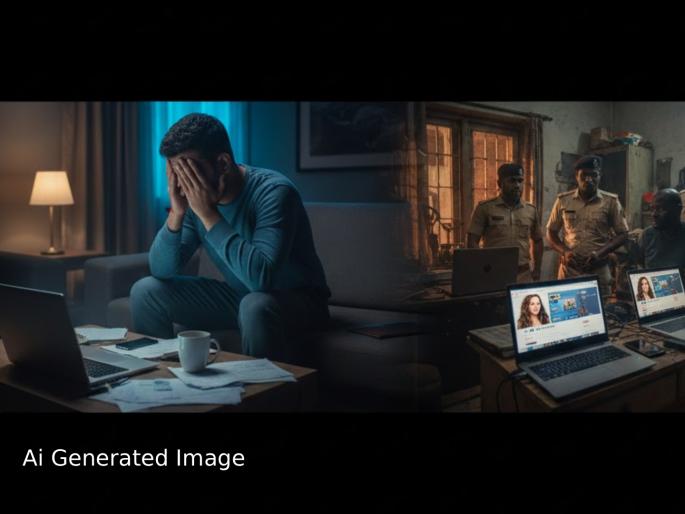 He fell in love with a foreign girl on a dating site, spent a lot of money, and suddenly 'she' appeared in front of him! What happened next.. | डेटिंग साईटवर परदेशी तरुणीच्या प्रेमात पडला, भरपूर पैसा खर्च केला अन् अचानक 'ती' दिसली समोर! नंतर जे झालं.. He fell in love with a foreign girl on a dating site, spent a lot of money, and suddenly 'she' appeared in front of him! What happened next.. | डेटिंग साईटवर परदेशी तरुणीच्या प्रेमात पडला, भरपूर पैसा खर्च केला अन् अचानक 'ती' दिसली समोर! नंतर जे झालं..