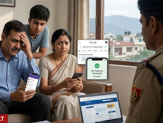 dehradun cyber fraud news fraudsters off money from account | "घाबरु नका, फक्त ५ रुपये डिलिव्हरी फी..."; खात्यातून उडाले १.६३ लाख, 'ती' एक चूक महागात dehradun cyber fraud news fraudsters off money from account | "घाबरु नका, फक्त ५ रुपये डिलिव्हरी फी..."; खात्यातून उडाले १.६३ लाख, 'ती' एक चूक महागात