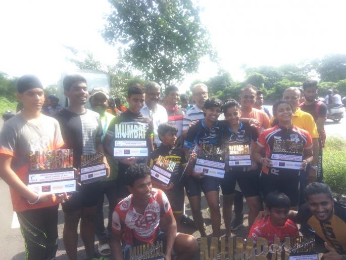Mumbai Cycling Race: Sonu, Noun, Ajay, Maninder took no. 1 spot | मुंबई सायकलिंग शर्यत : सोनू , संज्ञा, अज्ञेय, मणिंदर अव्वल
