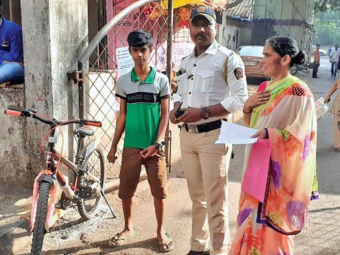 The gift bicycle was stolen; But got it in 5 minutes | भेट मिळालेली सायकल चोरीला गेली; पण १० मिनिटांत मिळाली The gift bicycle was stolen; But got it in 5 minutes | भेट मिळालेली सायकल चोरीला गेली; पण १० मिनिटांत मिळाली