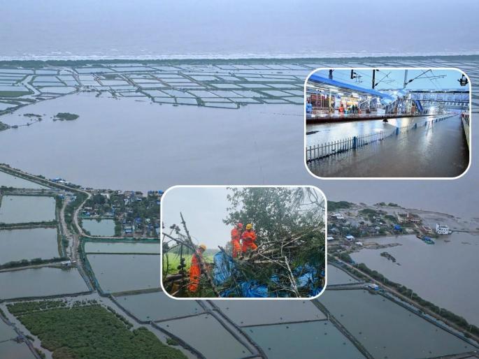 Cyclone Montha wreaks havoc in andhra heavy rain in Telangana | Cyclone Montha : मोंथाचा विध्वंस! २.१४ लाख एकर पिकं उद्ध्वस्त, १८ लाख लोकांना फटका, रेल्वे स्टेशन पाण्याखाली Cyclone Montha wreaks havoc in andhra heavy rain in Telangana | Cyclone Montha : मोंथाचा विध्वंस! २.१४ लाख एकर पिकं उद्ध्वस्त, १८ लाख लोकांना फटका, रेल्वे स्टेशन पाण्याखाली